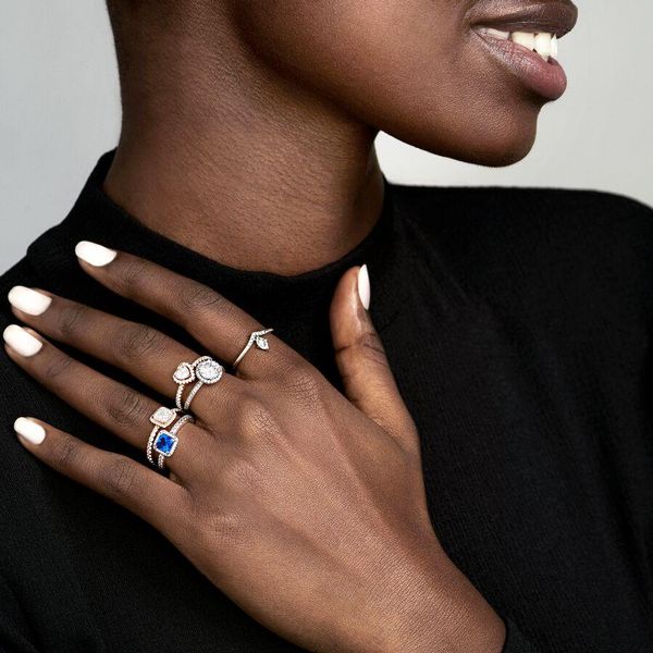 Pandora Funkelndes erhabenes Herz Ring 188421C02 Bague pour femmes Pandora Funkelndes erhabenes Herz Ring 188421C02 Bague pour femmes