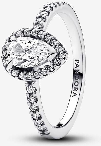 Pandora Funkelnder Birnen-Kranz Ring 192835C01 Bague pour femmes