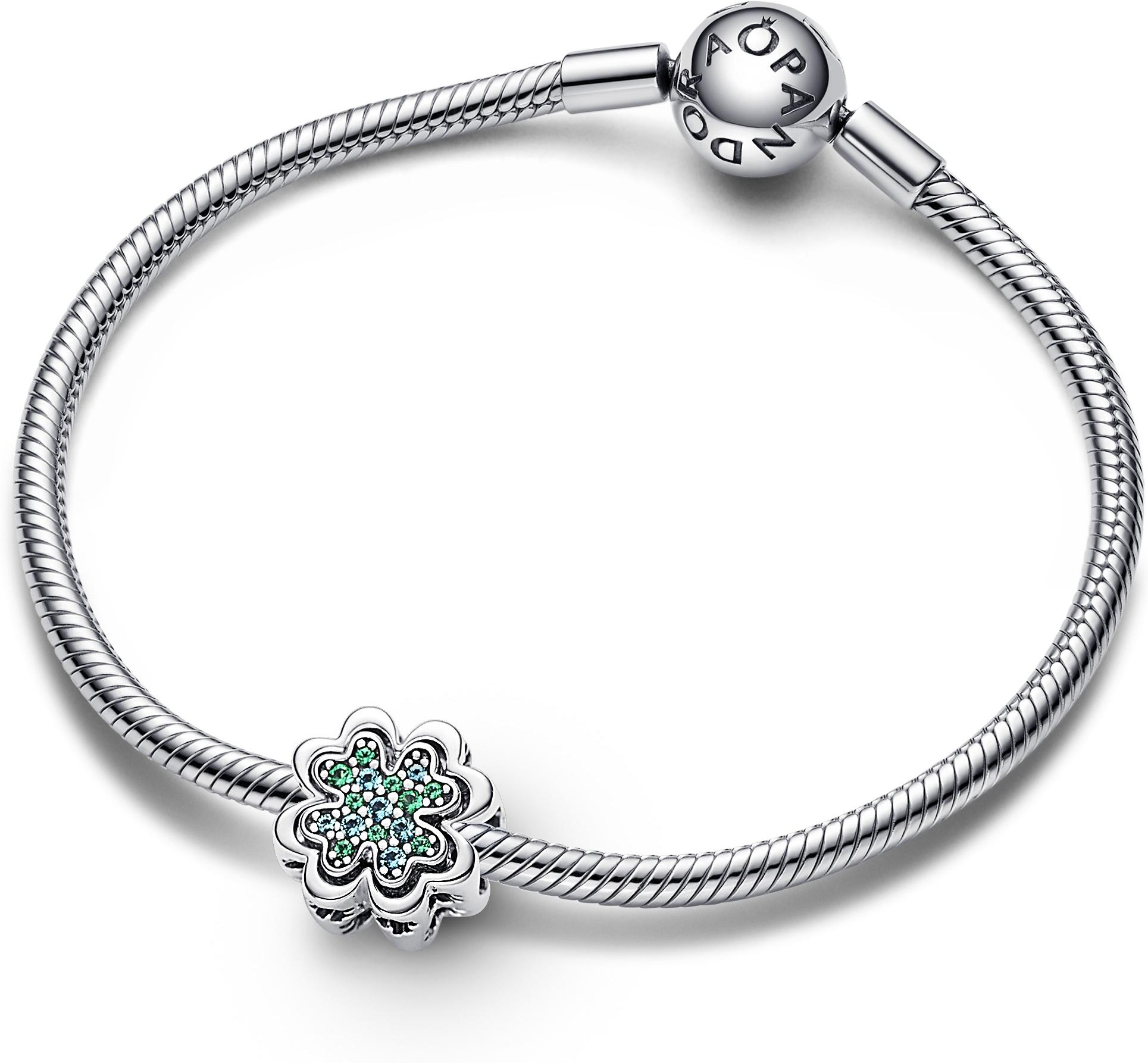 Pandora Teilbares Vierblättriges Kleeblatt Charm 792752C01 Pendentif