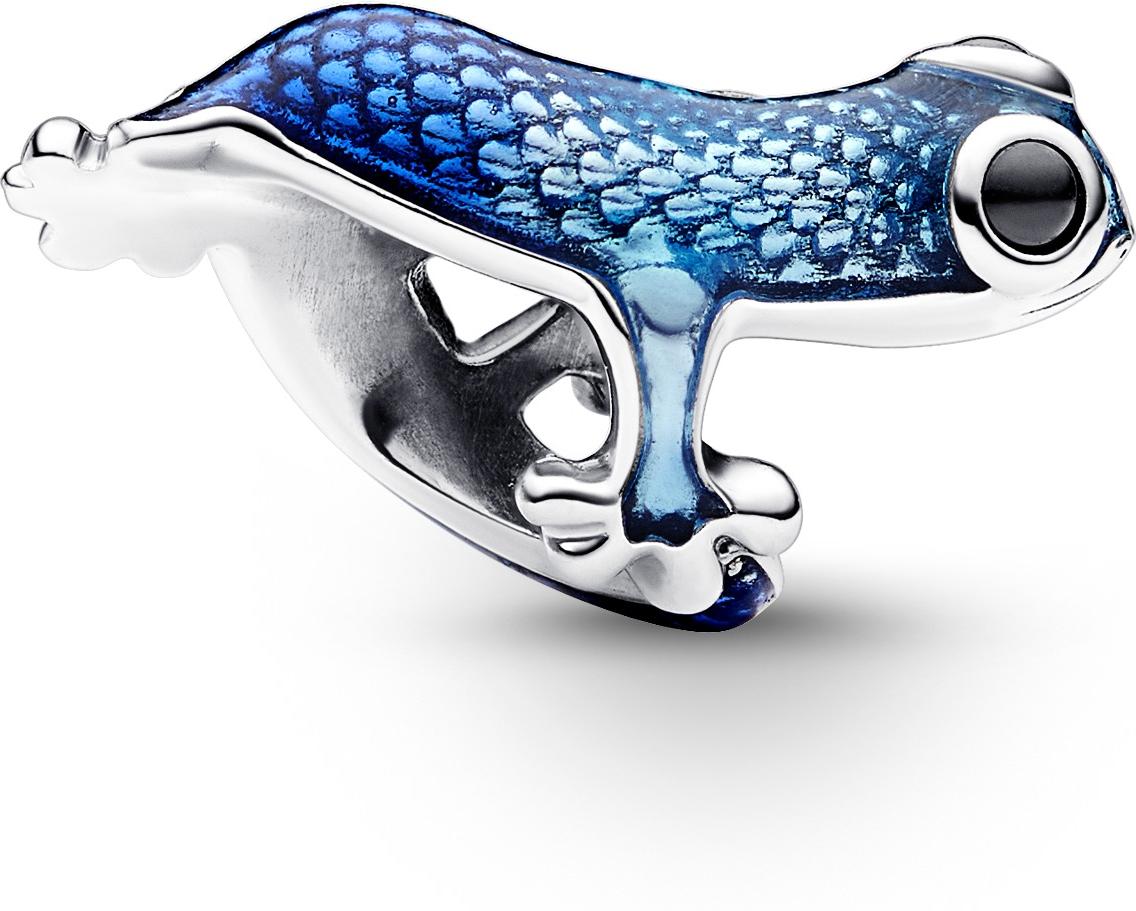 Pandora Metallic-Blaues Gecko Charm 792701C01 Colgante