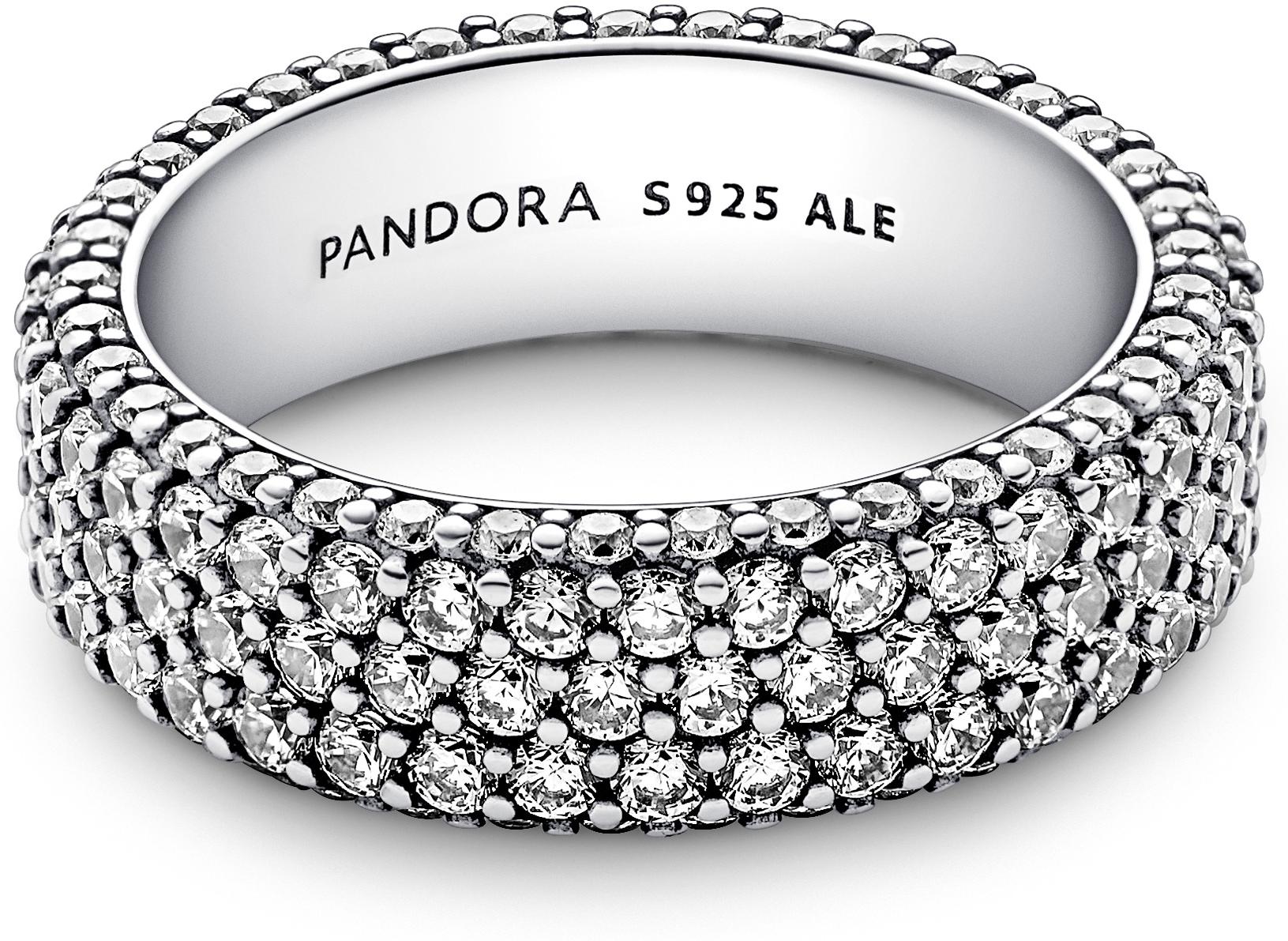 Pandora Pandora Timeless Dreireihiger Pavé Ring 192634C01 womans ring