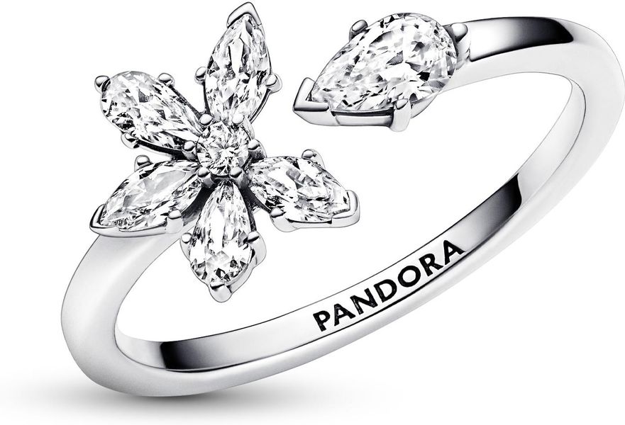 Pandora Funkelndes Herbarium Cluster Offener Ring 192611C01 Damesring