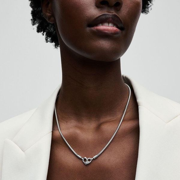 Pandora Moments Gliederhalskette mit Nieten 392451C00-45 womans necklace Pandora Moments Gliederhalskette mit Nieten 392451C00-45 womans necklace