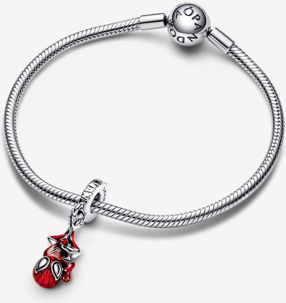 Pandora Marvel Hängender Spider-Man Charm-Anhänger 792323C01 Pendente Pandora Marvel Hängender Spider-Man Charm-Anhänger 792323C01 Pendente