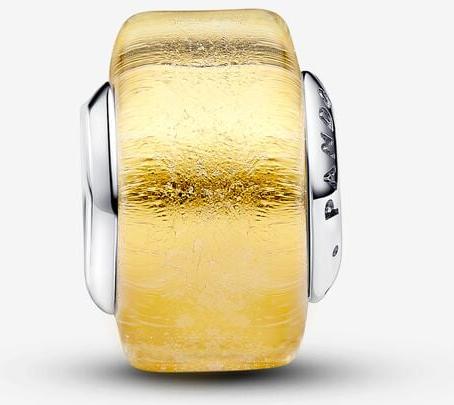 Pandora Goldfarbenes Murano-Glas Mini-Charm 793353C00 Pendant