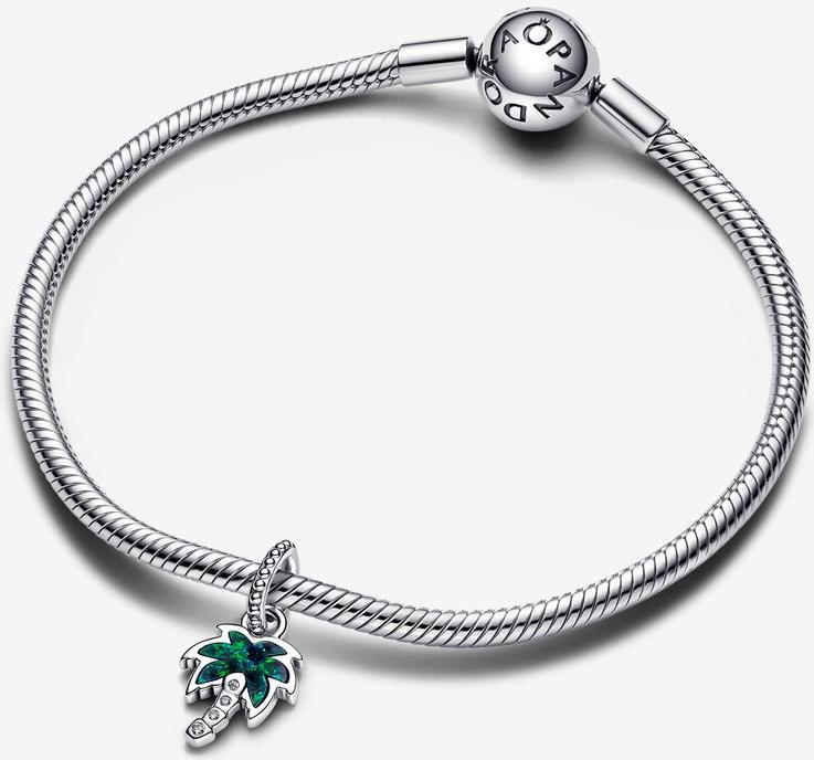 Pandora Schimmernde Grüne Palme Charm-Anhänger 793352C01 Pendentif