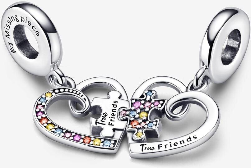 Pandora Puzzleteil Herzen Teilbarer Freundschafts- Charm-Anhänger 792239C01 Anhänger Pandora Puzzleteil Herzen Teilbarer Freundschafts- Charm-Anhänger 792239C01 Anhänger