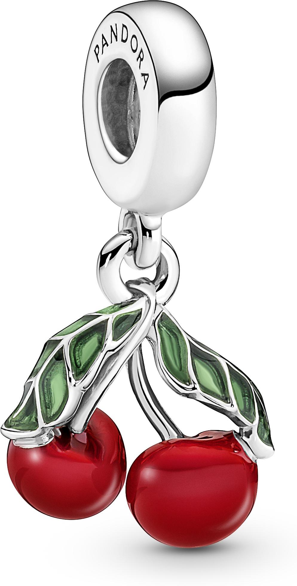 Pandora Asymmetrische Kirsche Charm-Anhänger 791583C01 Pendente