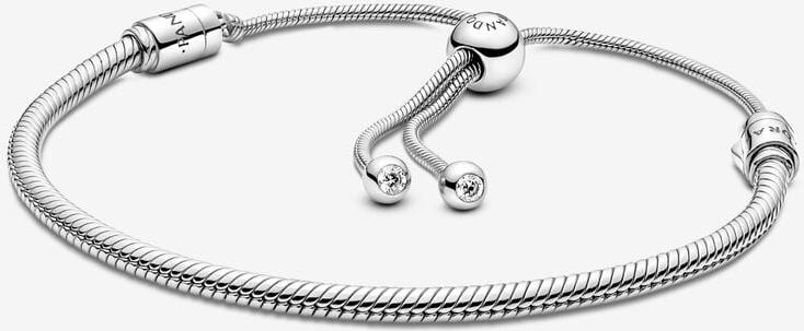 Pandora Moments Schiebeverschluss Schlangen-Gliederarmband 599652C01-2 Damenarmband Pandora Moments Schiebeverschluss Schlangen-Gliederarmband 599652C01-2 Damenarmband