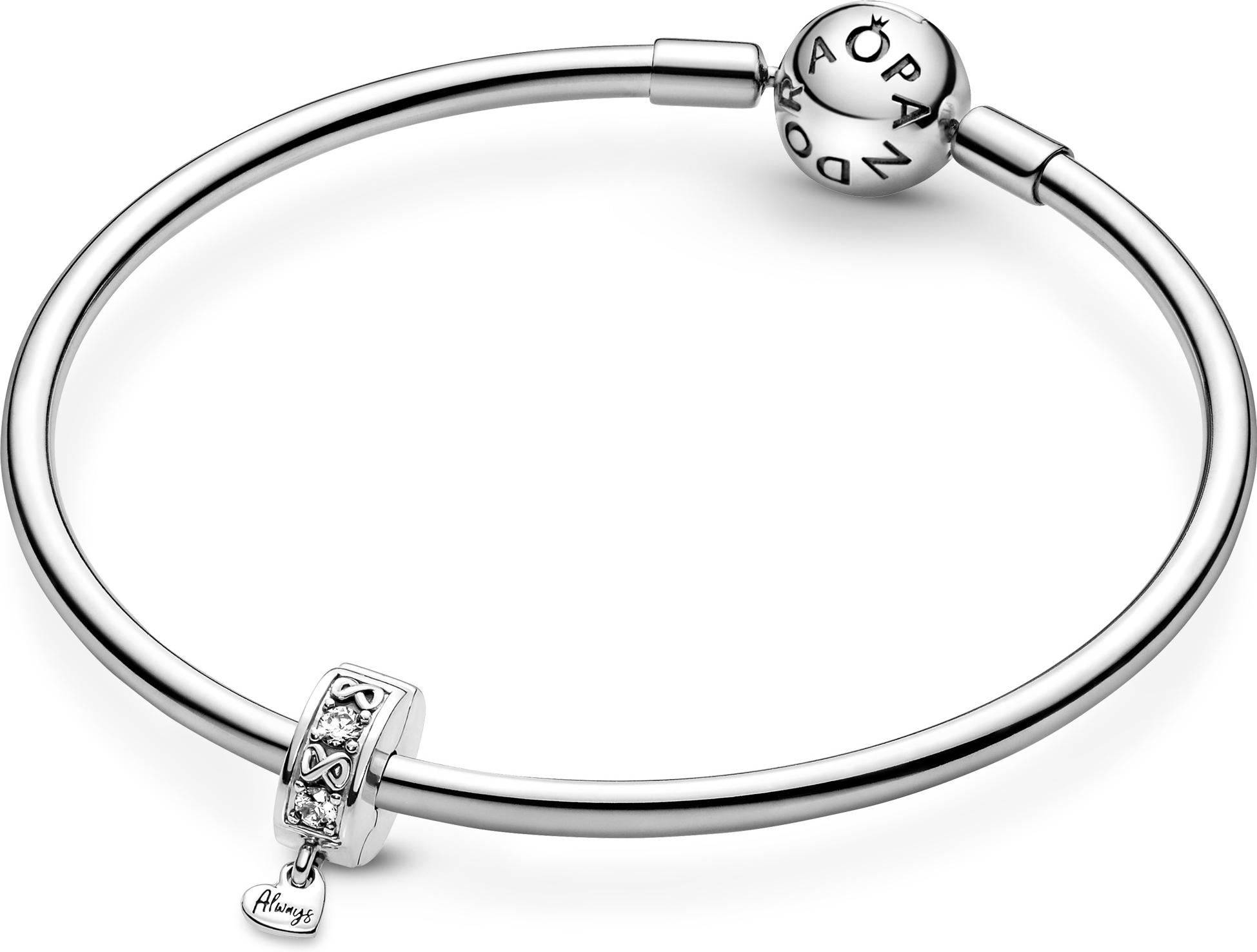 Pandora Familie Für Immer Pavé Clip-Charm 791151C01 Pendente