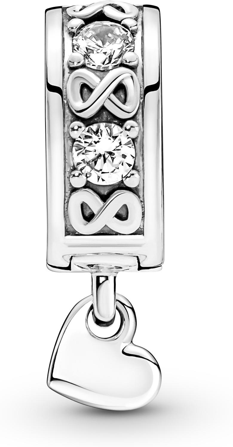 Pandora Familie Für Immer Pavé Clip-Charm 791151C01 Hanger