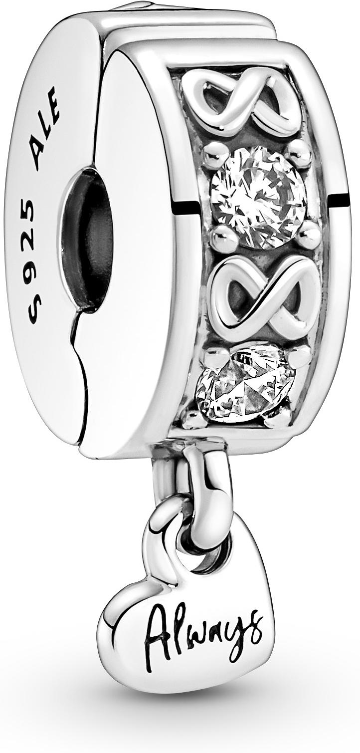 Pandora Familie Für Immer Pavé Clip-Charm 791151C01 Pendente