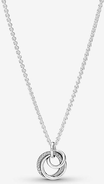 Pandora Familie Für Immer Verschlungener Anhänger Halskette 391455C01-60 Halsketting voor dames Pandora Familie Für Immer Verschlungener Anhänger Halskette 391455C01-60 Halsketting voor dames