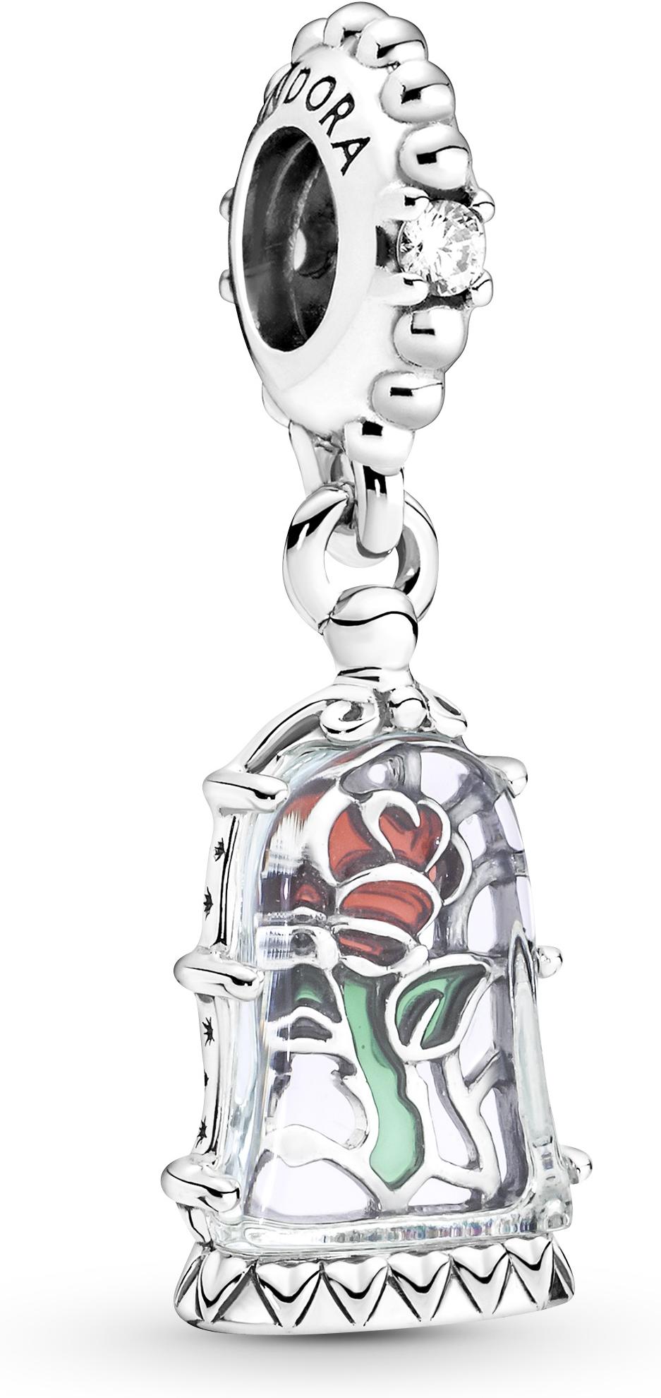 Pandora Disney Die Schöne und das Biest Verzauberte Rose Charm-Anhänger 790024C01 Anhänger