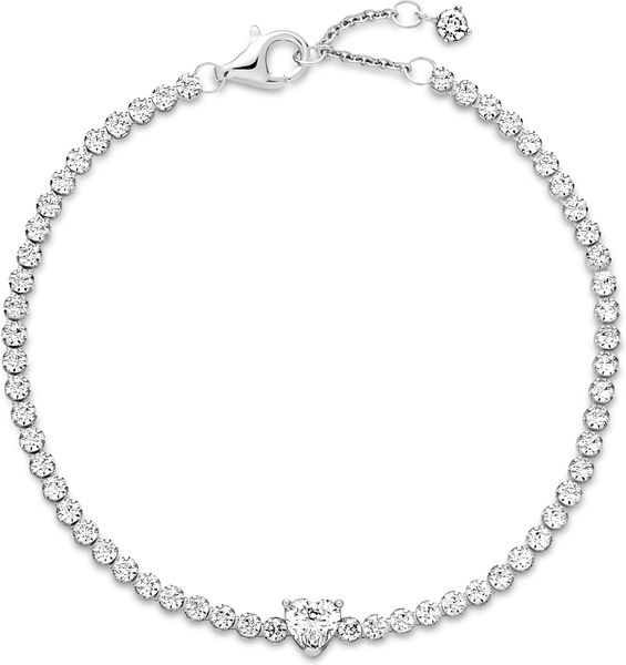Pandora Funkelndes Herz Tennisarmband 590041C01 Braccialetto per donne Pandora Funkelndes Herz Tennisarmband 590041C01 Braccialetto per donne