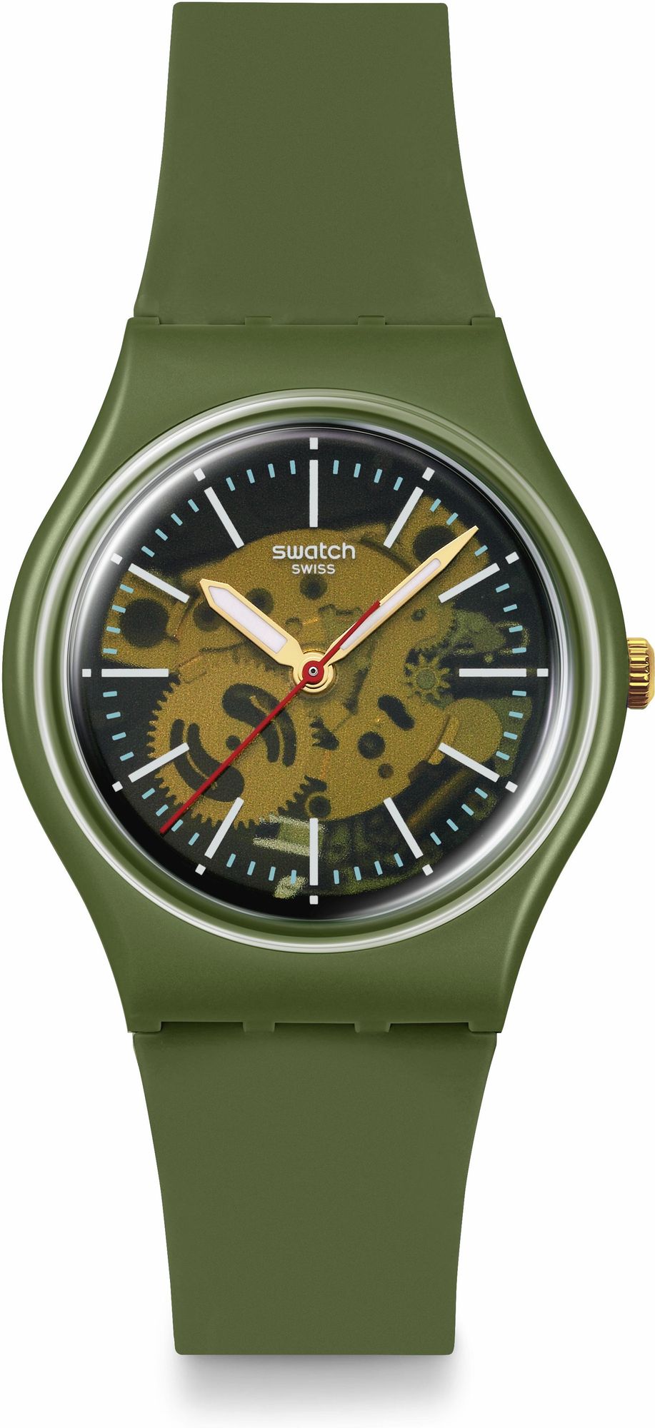 Swatch THRU THE GREENERY SO28G110 Reloj unisex