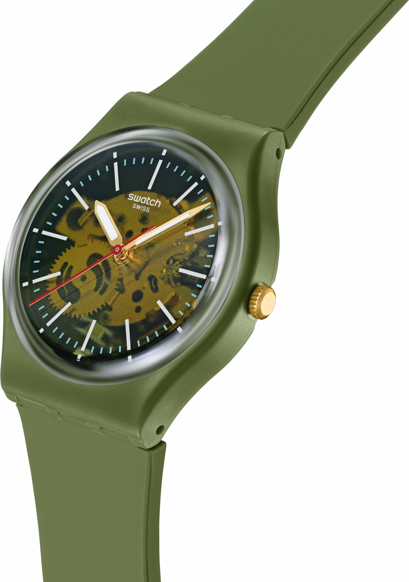 Swatch THRU THE GREENERY SO28G110 Unisex