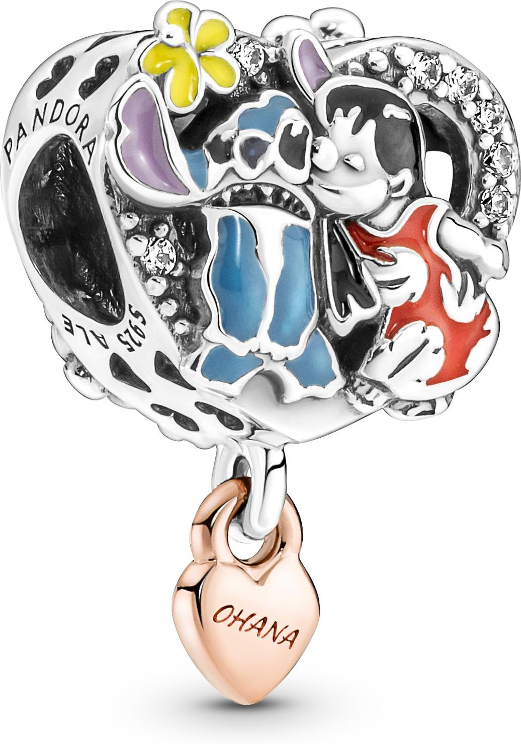 Pandora Disney Ohana Lilo & Stitch Inspiriertes Charm 781682C01 Anhänger