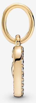 Pandora Funkelnder Doppelherz Charm-Anhänger 759142C01 Pendentif