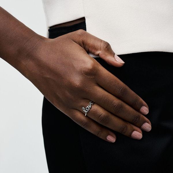 Pandora Handgeschrieben Love Ring 193058C00 Damenring