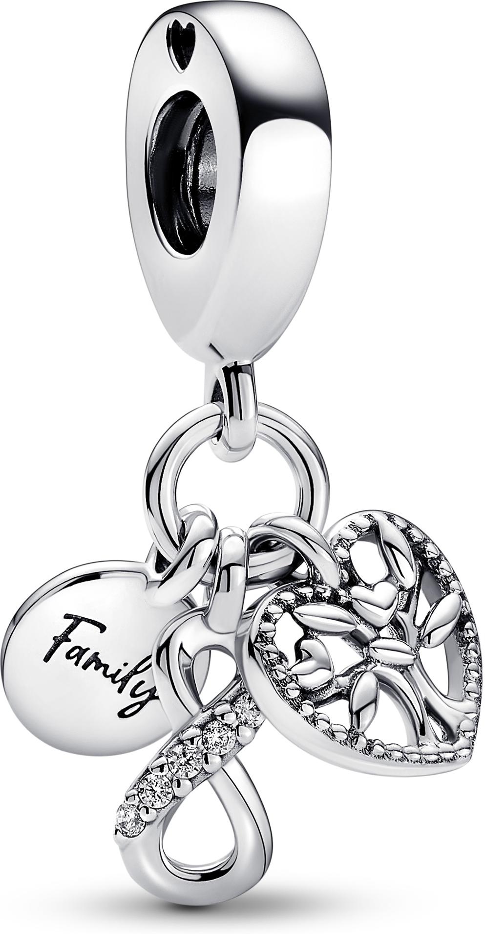 Pandora Family Infinity Triple Charm-Anhänger 792201C01 Pendente