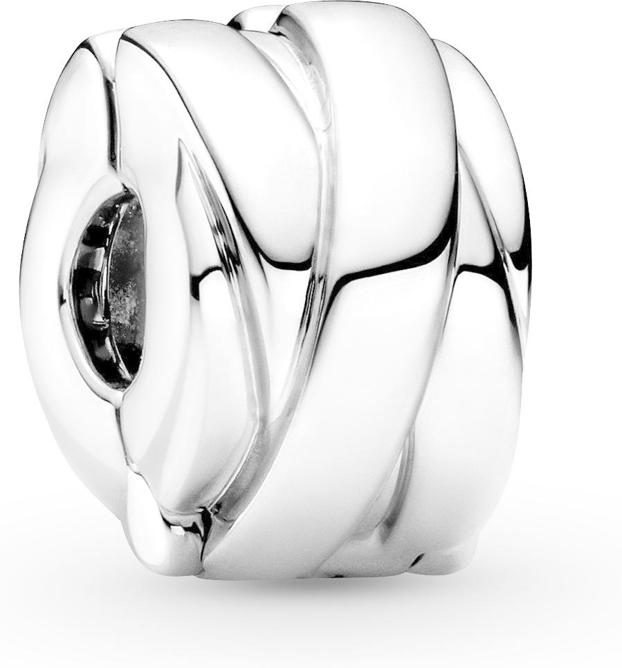 Pandora Polierte Bänder Clip Charm 799502C00 Anhänger