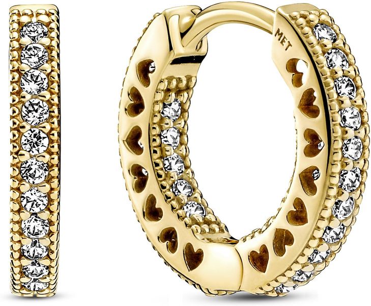Pandora Pavé-Herz Ohrringe 266317C01 Orecchini Pandora Pavé-Herz Ohrringe 266317C01 Orecchini