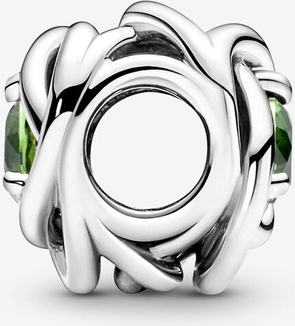 Pandora August Geburtsstein Frühlingsgrüner Ewigkeitskreis Charm 790065C03 Colgante