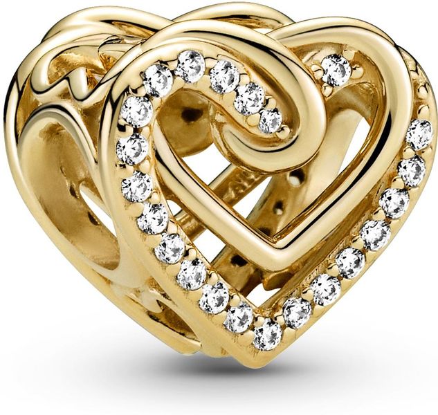 Pandora Funkelnde Verschlungene Herzen Charm 769270C01 Pendentif