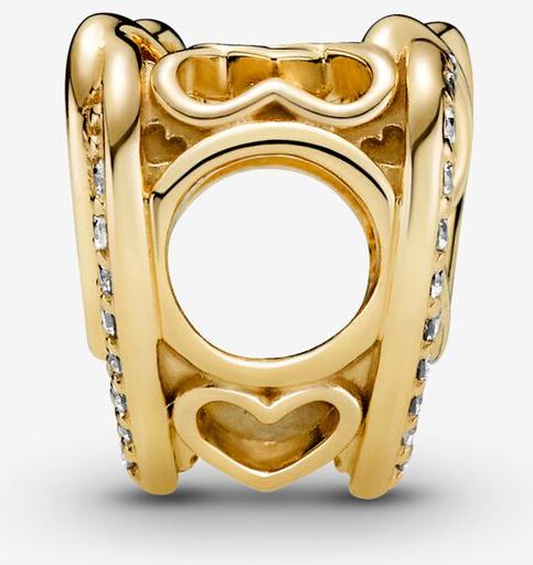 Pandora Funkelnde Verschlungene Herzen Charm 769270C01 Pendentif