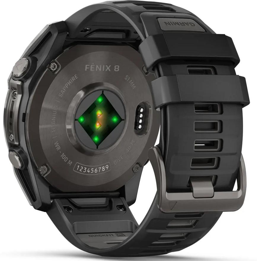 Garmin fēnix® 8 - 51 mm AMOLED Sapphire 010-02905-21 Smartwatch