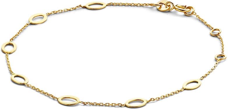 Jackie Gold Jackie JKB21.083 Dames Armband Goud - 18cm JKB21.083 Damenarmband