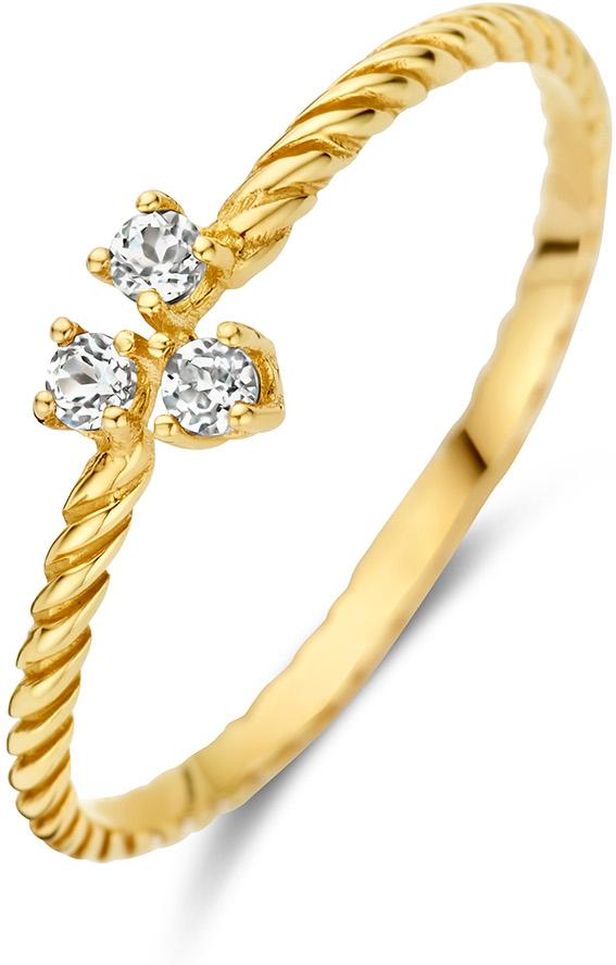 Jackie Gold Jackie JKR23.361 Dames ring Goud 1mm JKR23.361 Anillo para mujeres