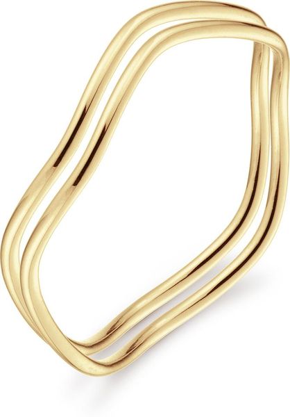 Jackie Gold Wavy Ring JKR24.404 Anillo para mujeres Jackie Gold Wavy Ring JKR24.404 Anillo para mujeres
