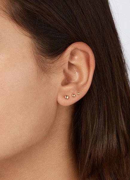 Jackie Gold Ball Studs 3mm JKE20.083 Ohrstecker Jackie Gold Ball Studs 3mm JKE20.083 Ohrstecker