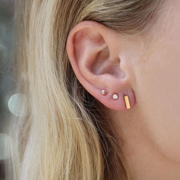 Jackie Gold Ball Studs 3mm JKE20.083 Ohrstecker Jackie Gold Ball Studs 3mm JKE20.083 Ohrstecker