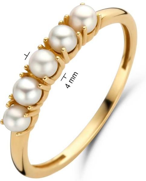 Jackie Gold JKR22.220 Damesring Jackie Gold JKR22.220 Damesring