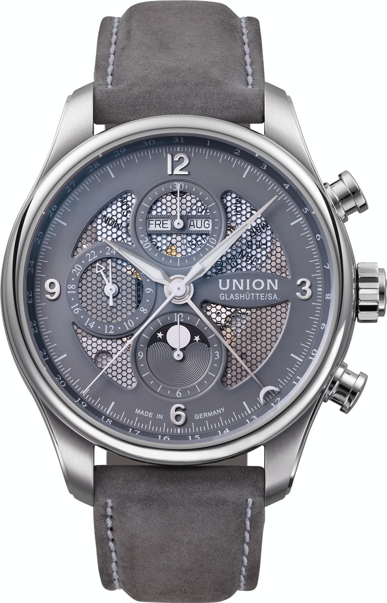 Union Glashütte Belisar Chronograph Mondphase D009.425.16.087.00 Herren Automatikchronograph