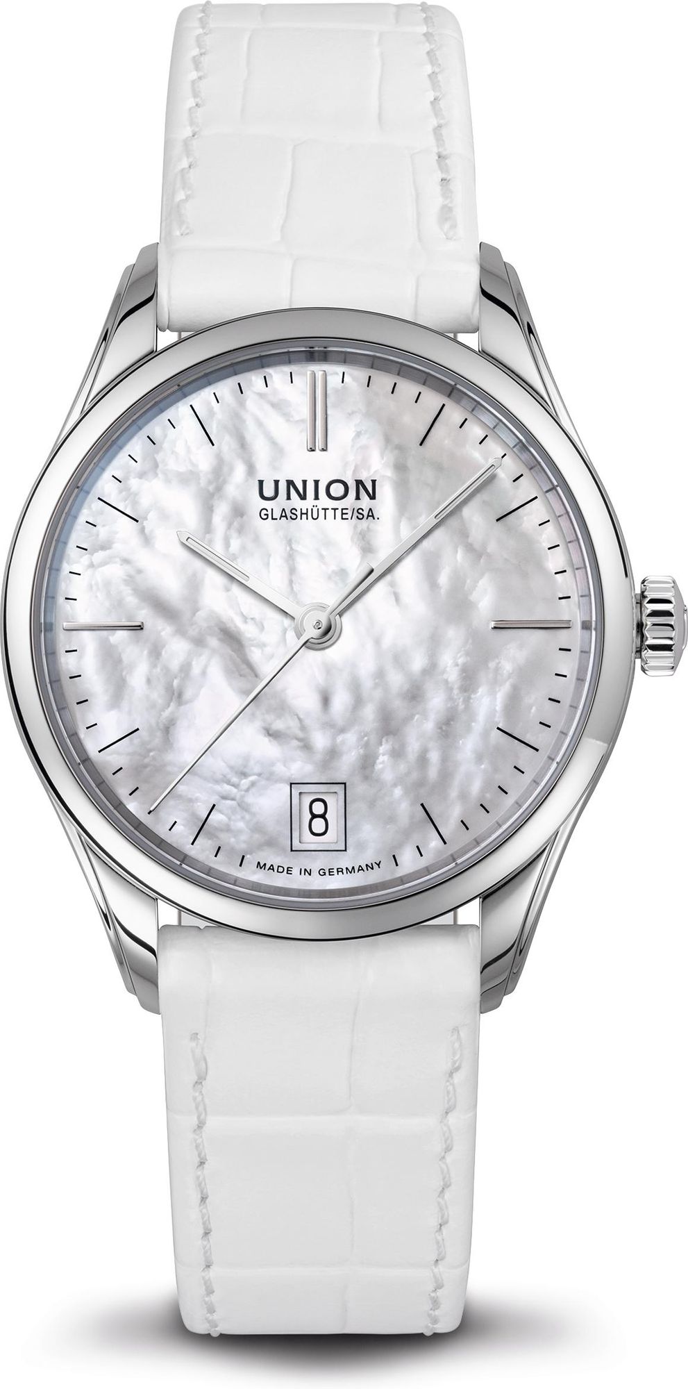 Union Glashütte Viro Datum 34 mm D011.207.16.111.00 Orologio automatico donna