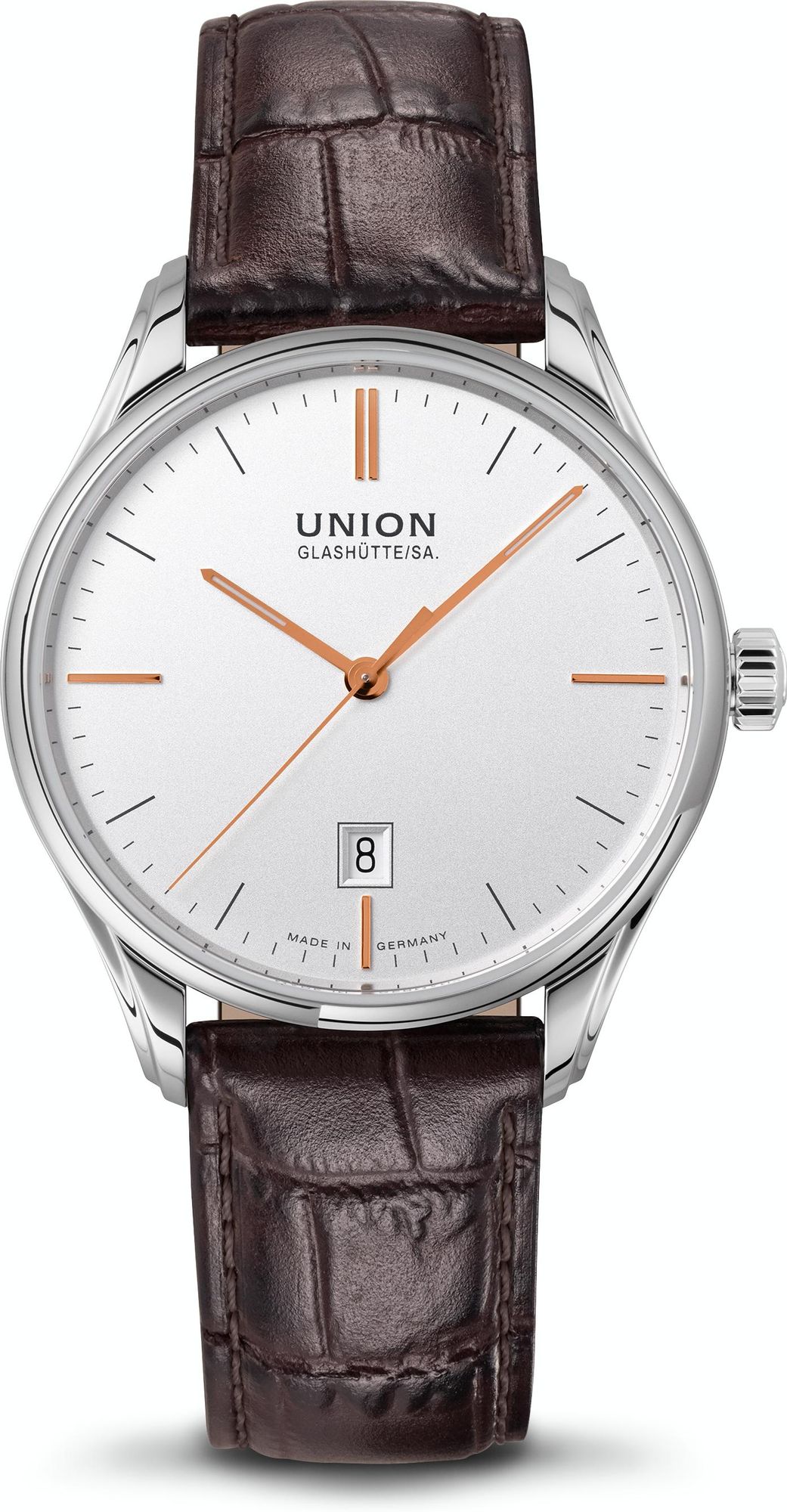 Union Glashütte Viro Datum 41 mm D011.407.16.031.01 Automatisch horloge voor heren