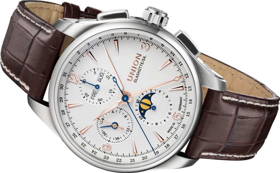 Union Glashütte Belisar Chronograph Mondphase D014.425.16.017.01 Automatische herenchronograaf Union Glashütte Belisar Chronograph Mondphase D014.425.16.017.01 Automatische herenchronograaf
