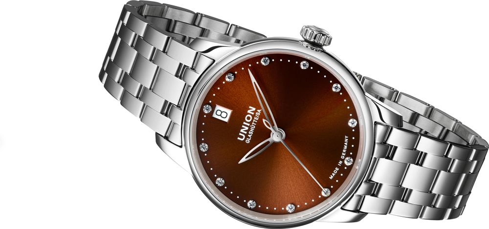 Union Glashütte Seris Datum D013.207.11.296.00 Orologio automatico donna Con cinturino di riserva