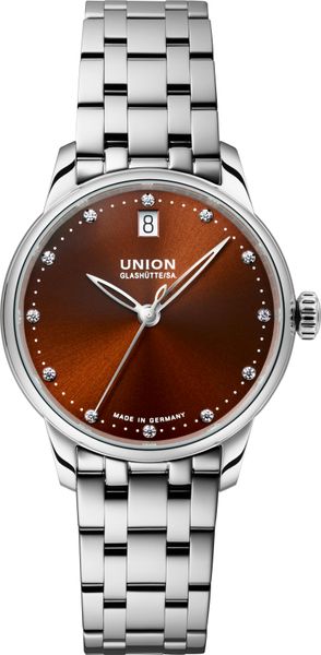 Union Glashütte Seris Datum D013.207.11.296.00 Orologio automatico donna Con cinturino di riserva