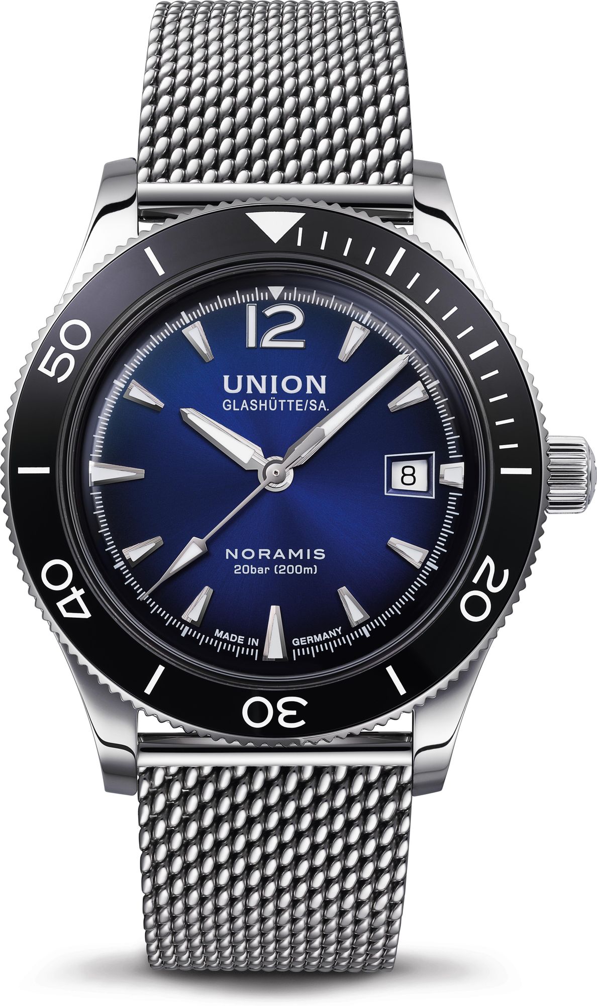 Union Glashütte Noramis Datum Sport D012.907.11.047.00 Automatic Mens Watch With spare bracelet