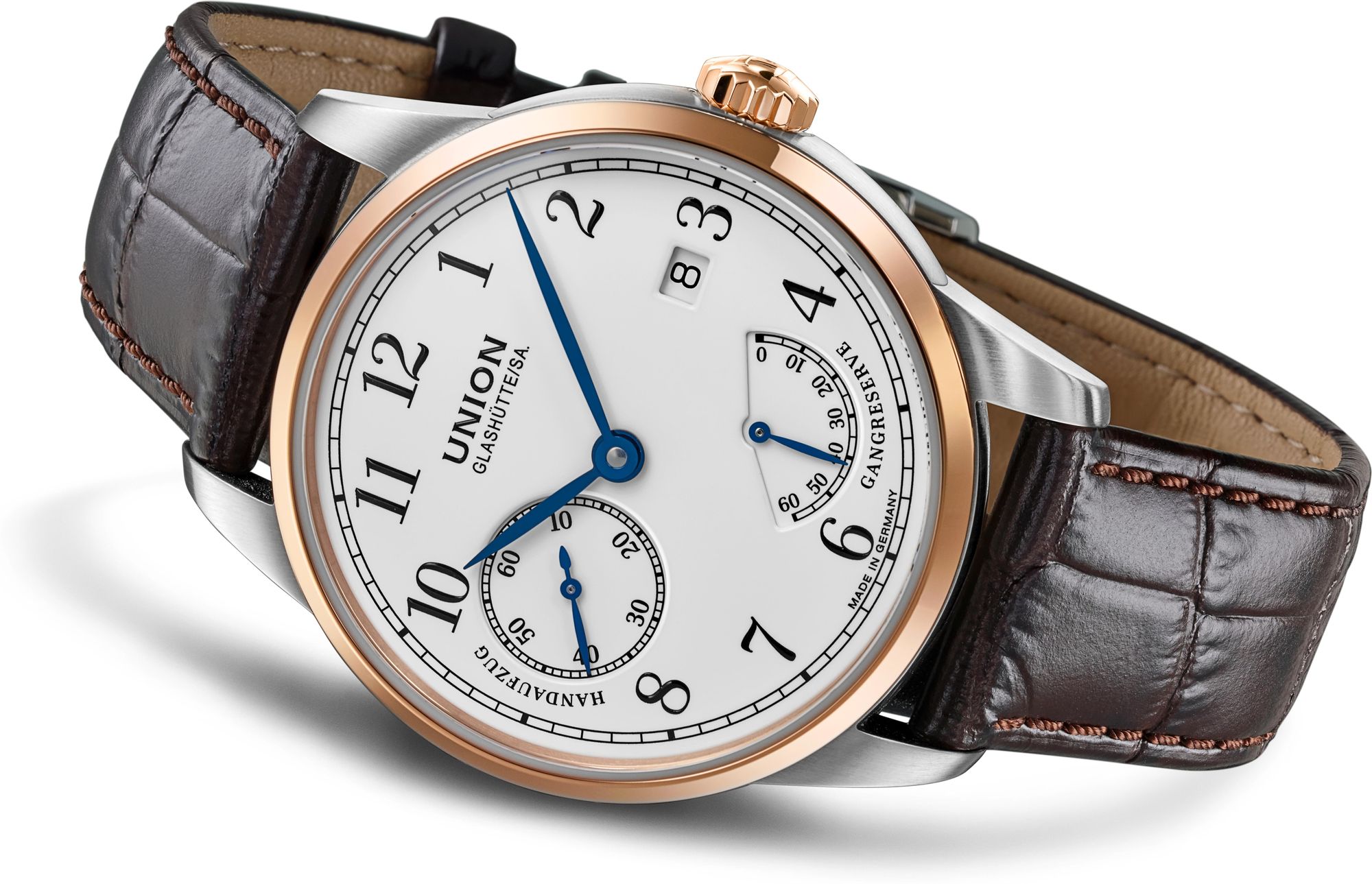 Union Glashütte 1893 Handaufzug - Gangreserve D906.456.26.017.00 Herren Automatikuhr