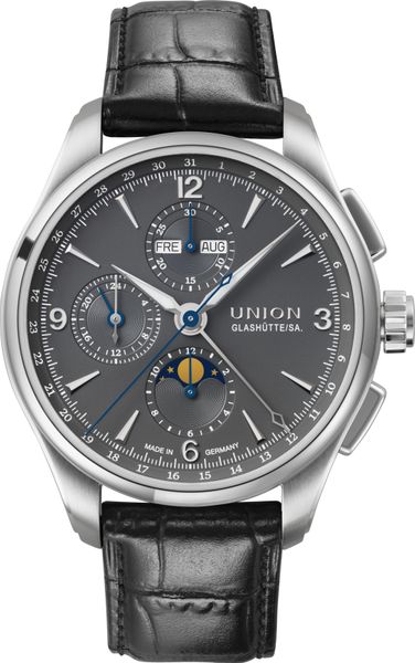 Union Glashütte Belisar Chronograph Mondphase D014.425.16.087.00 Herren Automatikchronograph Union Glashütte Belisar Chronograph Mondphase D014.425.16.087.00 Herren Automatikchronograph