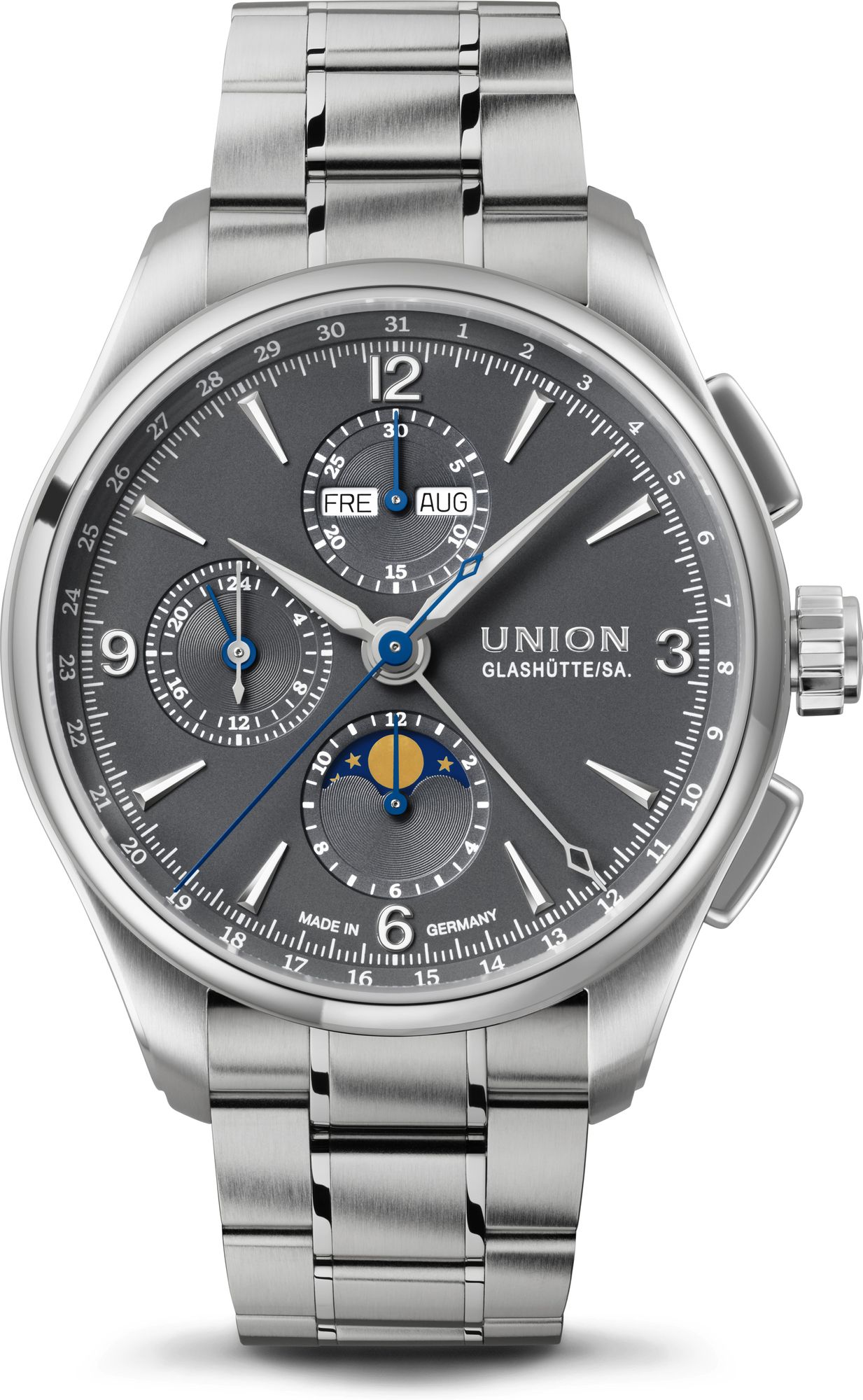 Union Glashütte Belisar Chronograph Mondphase D014.425.11.087.00 Cronografo automatico uomo