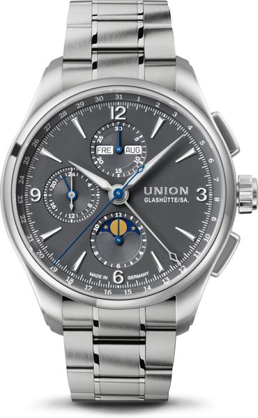 Union Glashütte Belisar Chronograph Mondphase D014.425.11.087.00 Herren Automatikchronograph Union Glashütte Belisar Chronograph Mondphase D014.425.11.087.00 Herren Automatikchronograph
