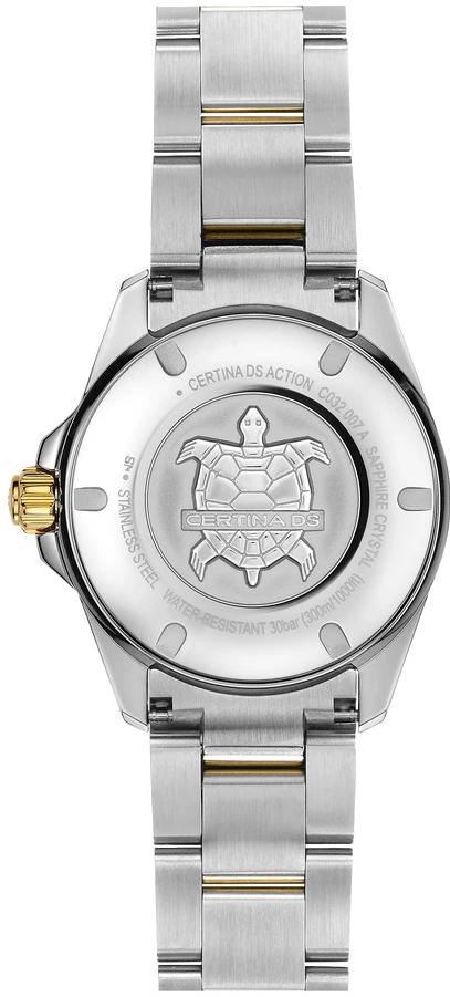 Certina DS ACTION Lady C032.007.22.126.00 Automatic Watch for women with genuine diamonds