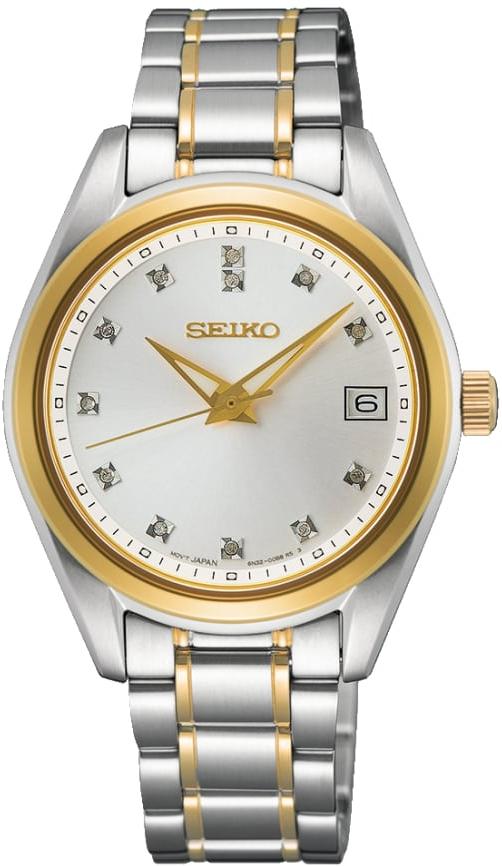 Seiko Quartz SUR582P1 Montre Bracelet pour femmes